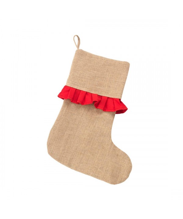 Wholesale Boutique Christmas Stocking Ruffle